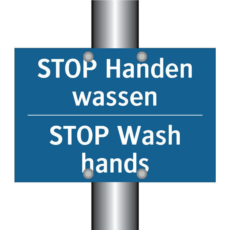 STOP Handen wassen - STOP Wash hands & STOP Handen wassen - STOP Wash hands