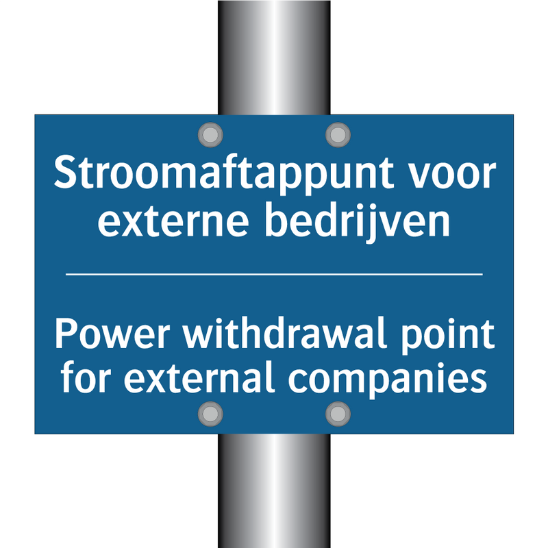 Stroomaftappunt voor externe bedrijven /.../ - Power withdrawal point for external /.../