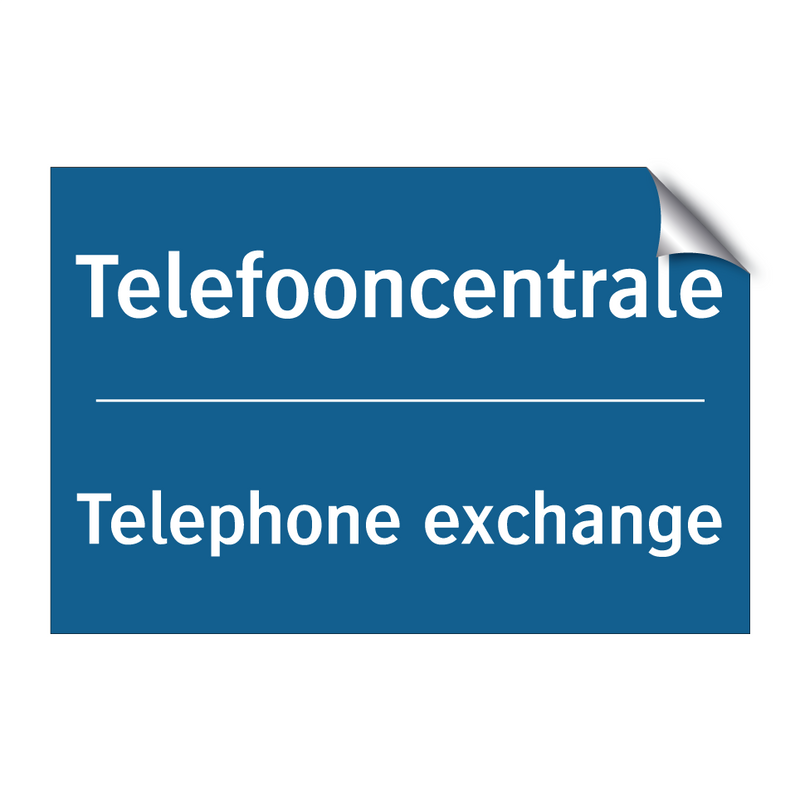 Telefooncentrale - Telephone exchange & Telefooncentrale - Telephone exchange