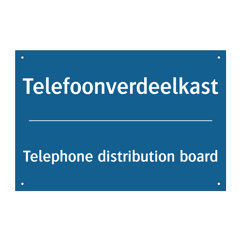 Telefoonverdeelkast - Telephone distribution board