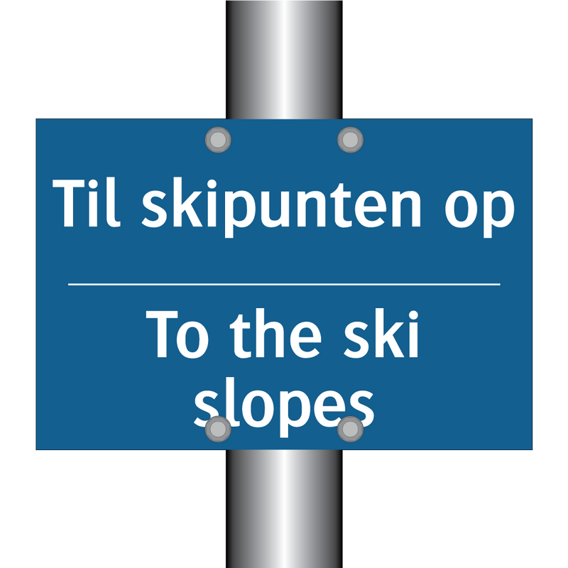 Til skipunten op - To the ski slopes & Til skipunten op - To the ski slopes