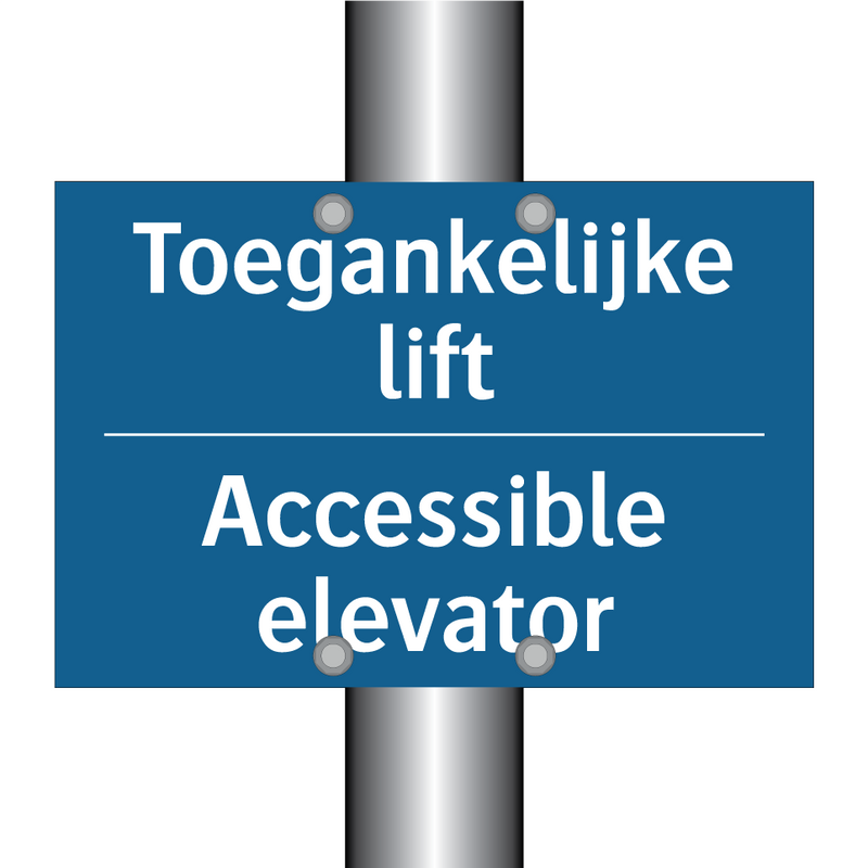 Toegankelijke lift - Accessible elevator & Toegankelijke lift - Accessible elevator