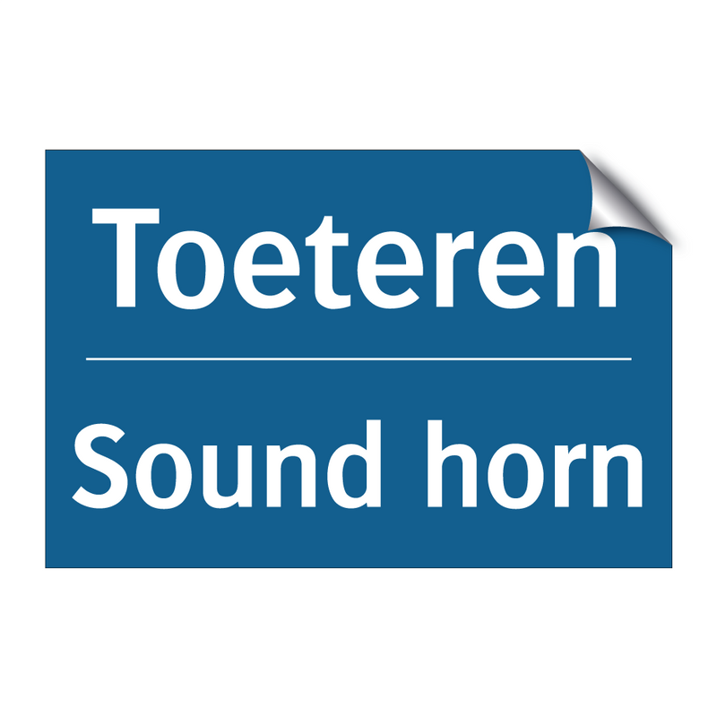 Toeteren - Sound horn & Toeteren - Sound horn & Toeteren - Sound horn & Toeteren - Sound horn