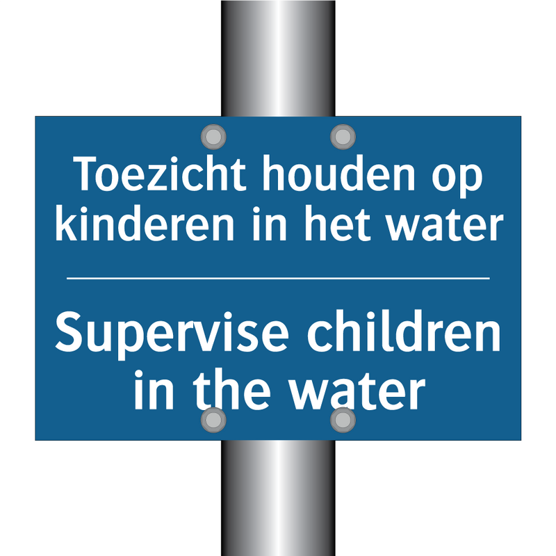 Toezicht houden op kinderen in /.../ - Supervise children in the water /.../