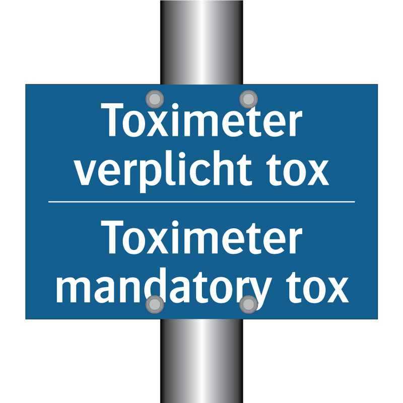 Toximeter verplicht tox - Toximeter mandatory tox