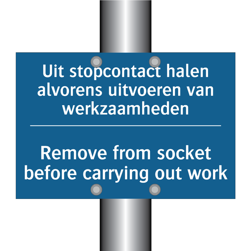 Uit stopcontact halen alvorens /.../ - Remove from socket before carrying /.../