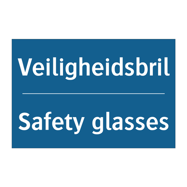 Veiligheidsbril - Safety glasses & Veiligheidsbril - Safety glasses