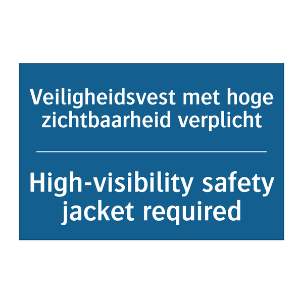 Veiligheidsvest met hoge zichtbaarheid /.../ - High-visibility safety jacket /.../