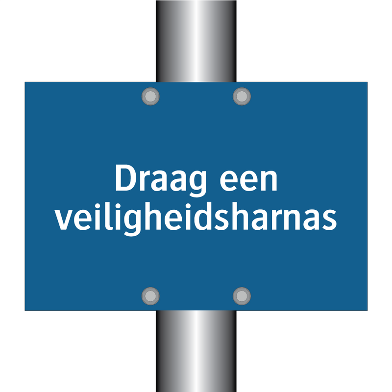 Draag een veiligheidsharnas & Draag een veiligheidsharnas & Draag een veiligheidsharnas