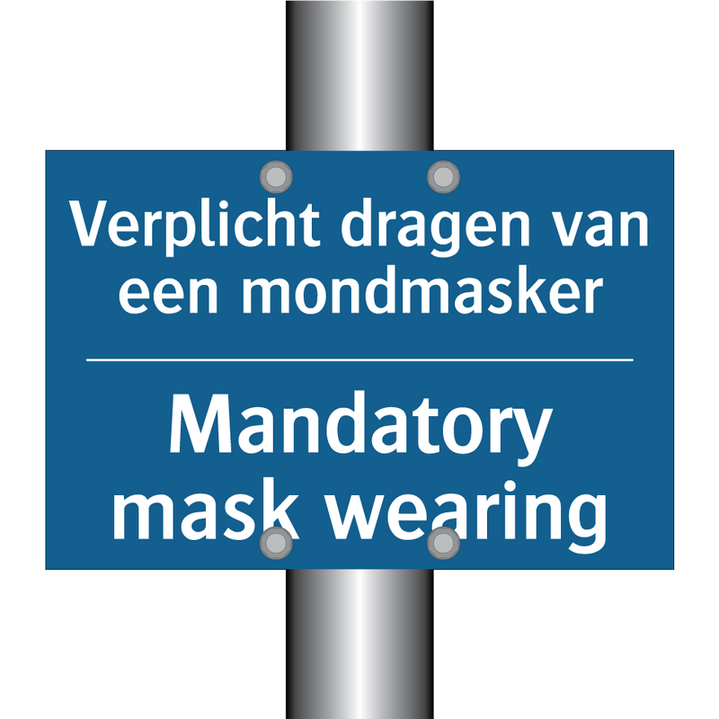 Verplicht dragen van een mondmasker /.../ - Mandatory mask wearing