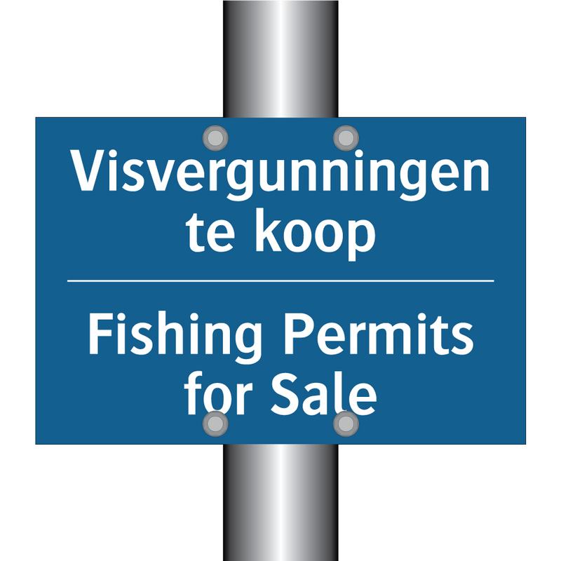 Visvergunningen te koop - Fishing Permits for Sale