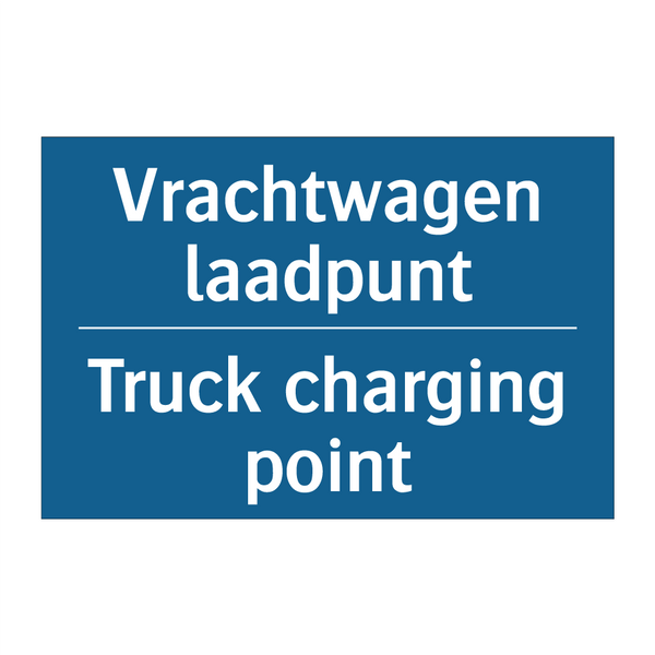 Vrachtwagen laadpunt - Truck charging point & Vrachtwagen laadpunt - Truck charging point