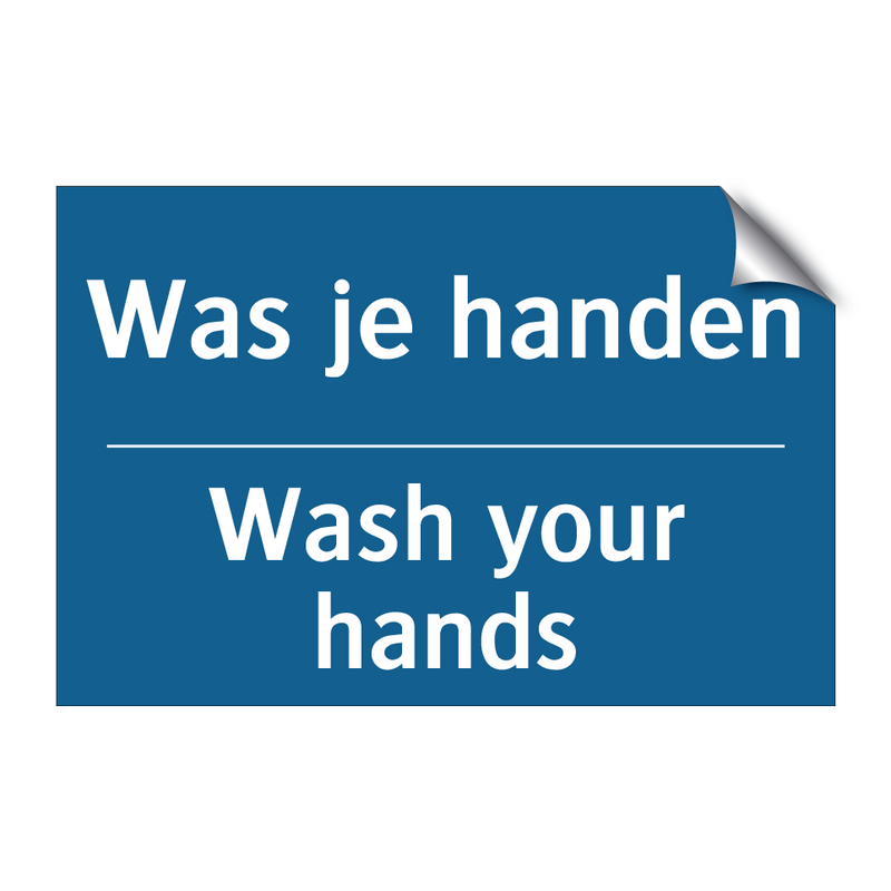 Was je handen - Wash your hands & Was je handen - Wash your hands & Was je handen - Wash your hands