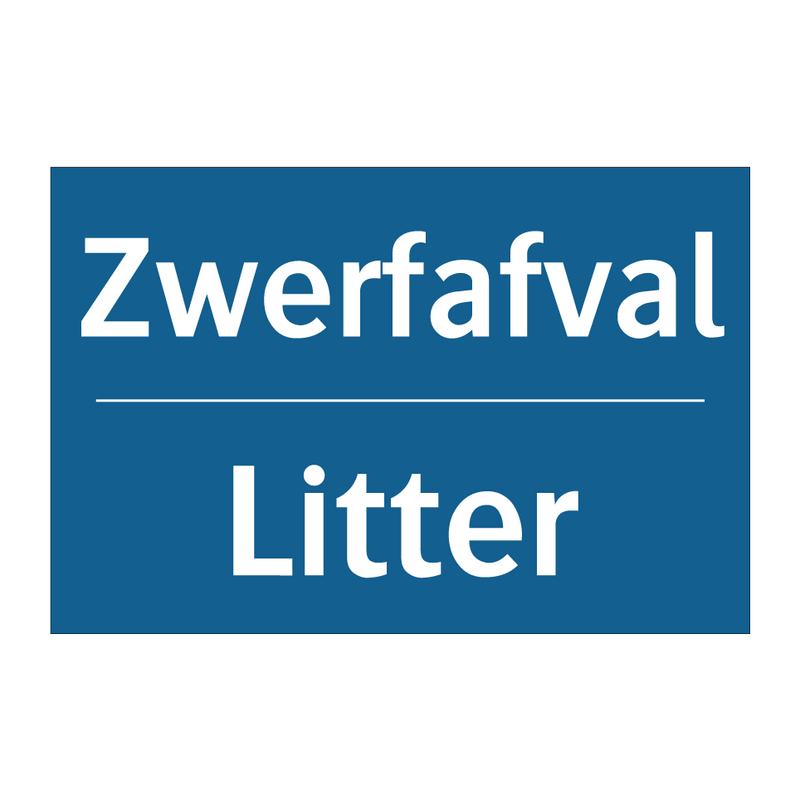 Zwerfafval - Litter & Zwerfafval - Litter & Zwerfafval - Litter & Zwerfafval - Litter