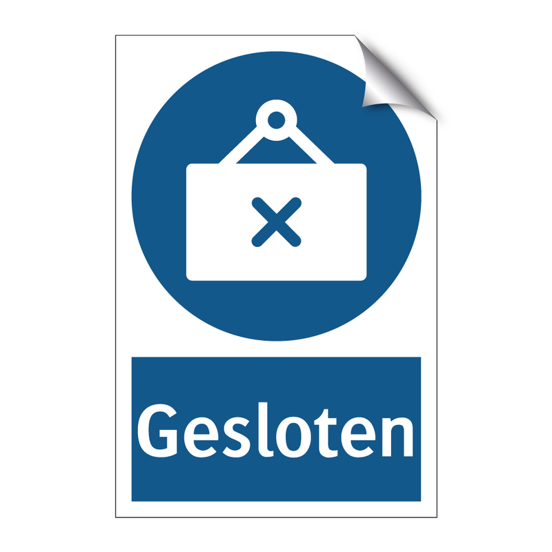 Gesloten & Gesloten & Gesloten & Gesloten