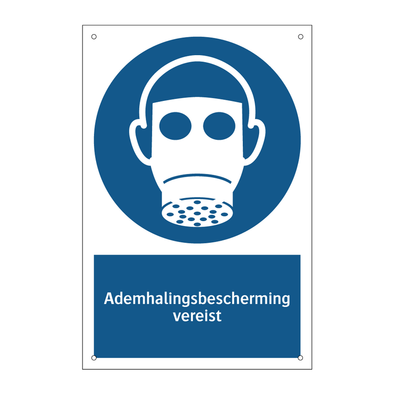 Ademhalingsbescherming vereist & Ademhalingsbescherming vereist & Ademhalingsbescherming vereist