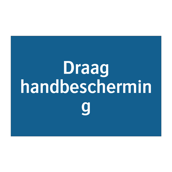 Draag handbescherming & Draag handbescherming & Draag handbescherming & Draag handbescherming