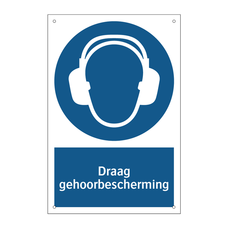 Draag gehoorbescherming & Draag gehoorbescherming & Draag gehoorbescherming