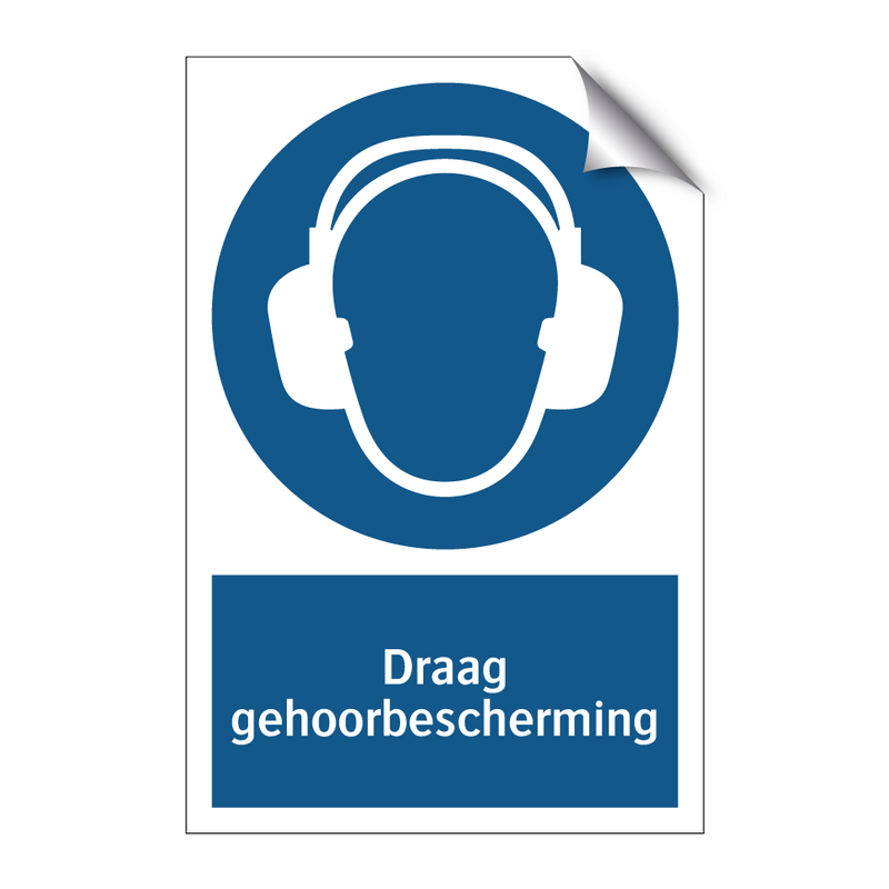 Draag gehoorbescherming & Draag gehoorbescherming & Draag gehoorbescherming