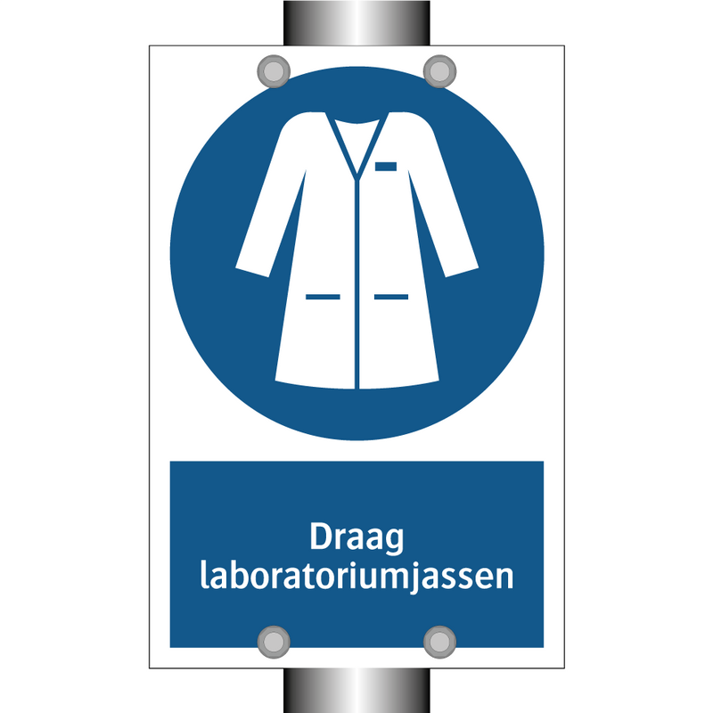 Draag laboratoriumjassen & Draag laboratoriumjassen & Draag laboratoriumjassen