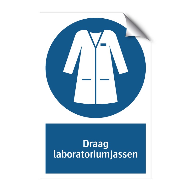 Draag laboratoriumjassen & Draag laboratoriumjassen & Draag laboratoriumjassen