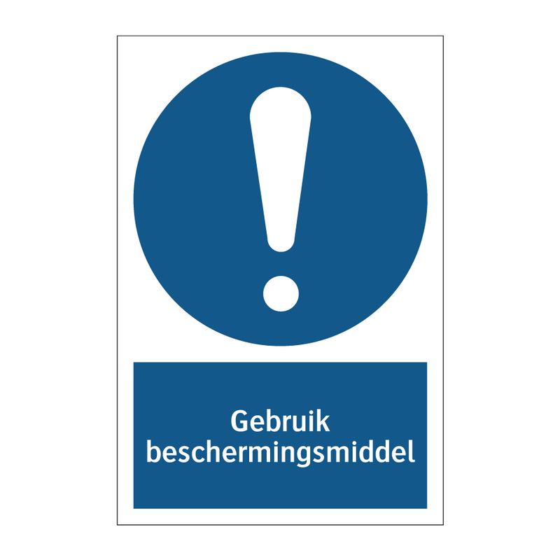 Gebruik beschermingsmiddel & Gebruik beschermingsmiddel & Gebruik beschermingsmiddel