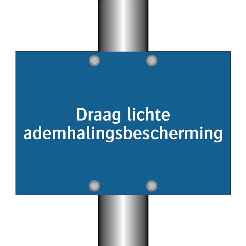 Draag lichte ademhalingsbescherming & Draag lichte ademhalingsbescherming