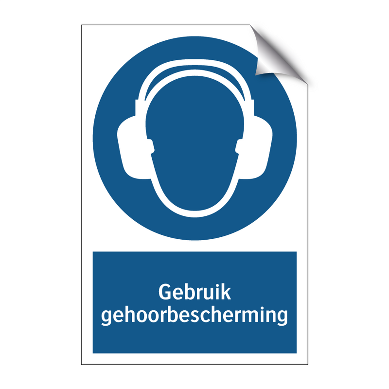 Gebruik gehoorbescherming & Gebruik gehoorbescherming & Gebruik gehoorbescherming