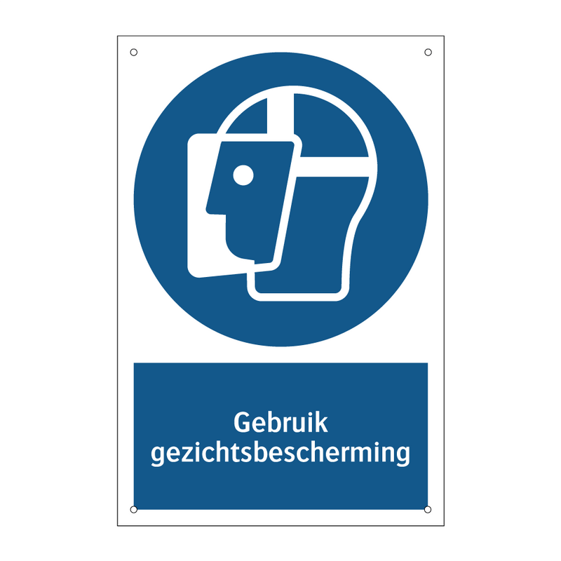 Gebruik gezichtsbescherming & Gebruik gezichtsbescherming & Gebruik gezichtsbescherming