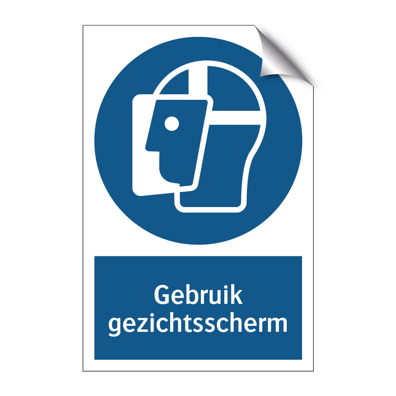 Gebruik gezichtsscherm & Gebruik gezichtsscherm & Gebruik gezichtsscherm & Gebruik gezichtsscherm