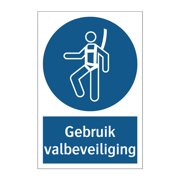 Gebruik valbeveiliging & Gebruik valbeveiliging & Gebruik valbeveiliging & Gebruik valbeveiliging