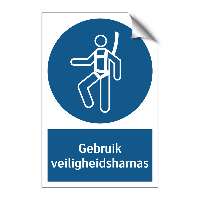 Gebruik veiligheidsharnas & Gebruik veiligheidsharnas & Gebruik veiligheidsharnas