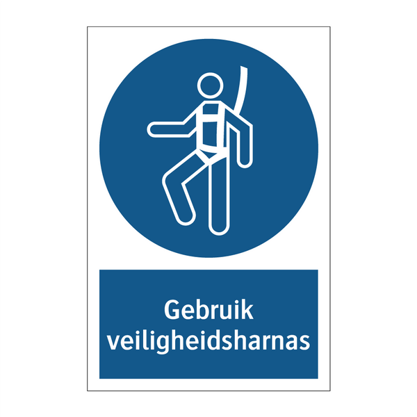 Gebruik veiligheidsharnas & Gebruik veiligheidsharnas & Gebruik veiligheidsharnas