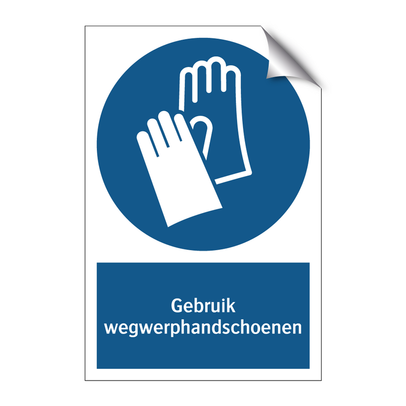 Gebruik wegwerphandschoenen & Gebruik wegwerphandschoenen & Gebruik wegwerphandschoenen