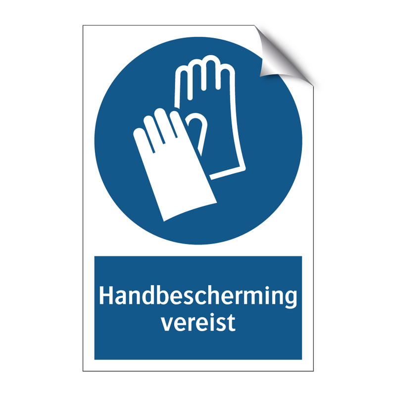 Handbescherming vereist & Handbescherming vereist & Handbescherming vereist