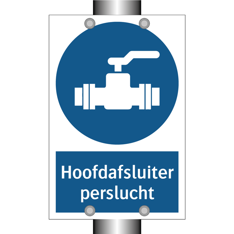 Hoofdafsluiter perslucht & Hoofdafsluiter perslucht & Hoofdafsluiter perslucht