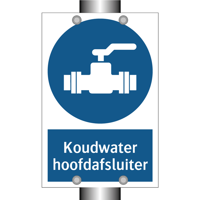 Koudwater hoofdafsluiter & Koudwater hoofdafsluiter & Koudwater hoofdafsluiter