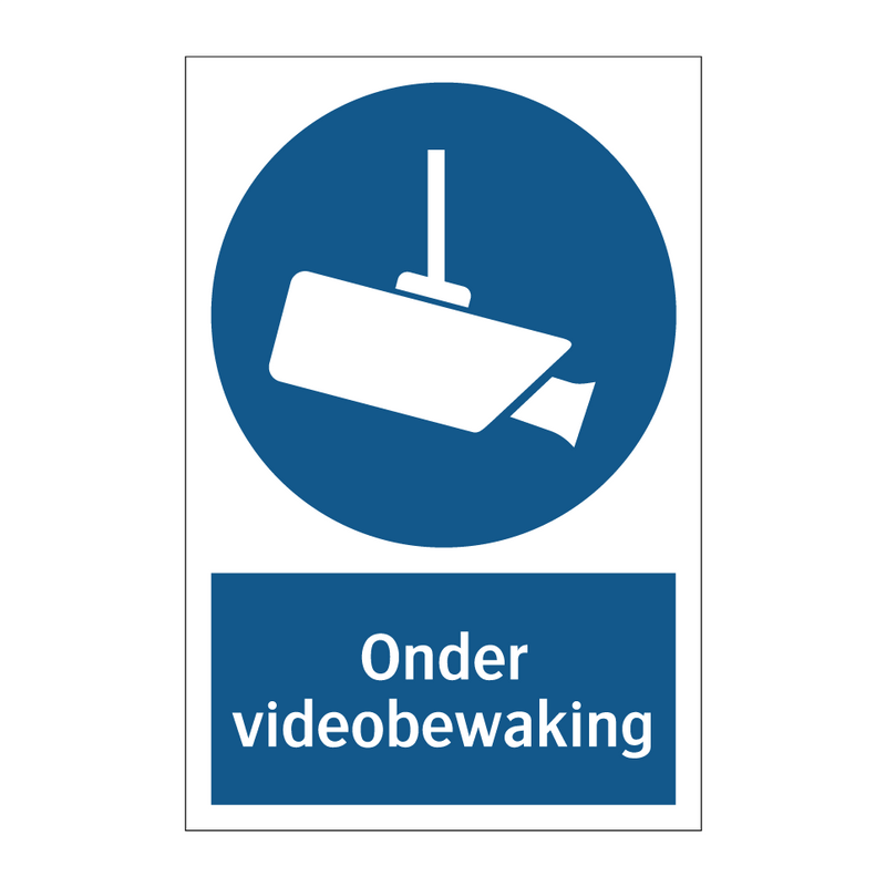 Onder videobewaking & Onder videobewaking & Onder videobewaking & Onder videobewaking