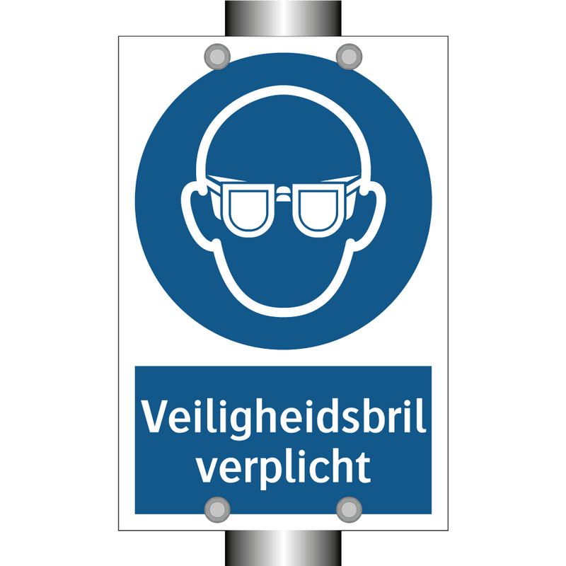 Veiligheidsbril verplicht & Veiligheidsbril verplicht & Veiligheidsbril verplicht