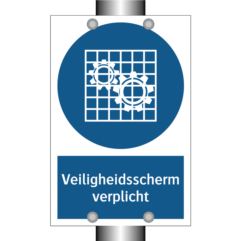 Veiligheidsscherm verplicht & Veiligheidsscherm verplicht & Veiligheidsscherm verplicht