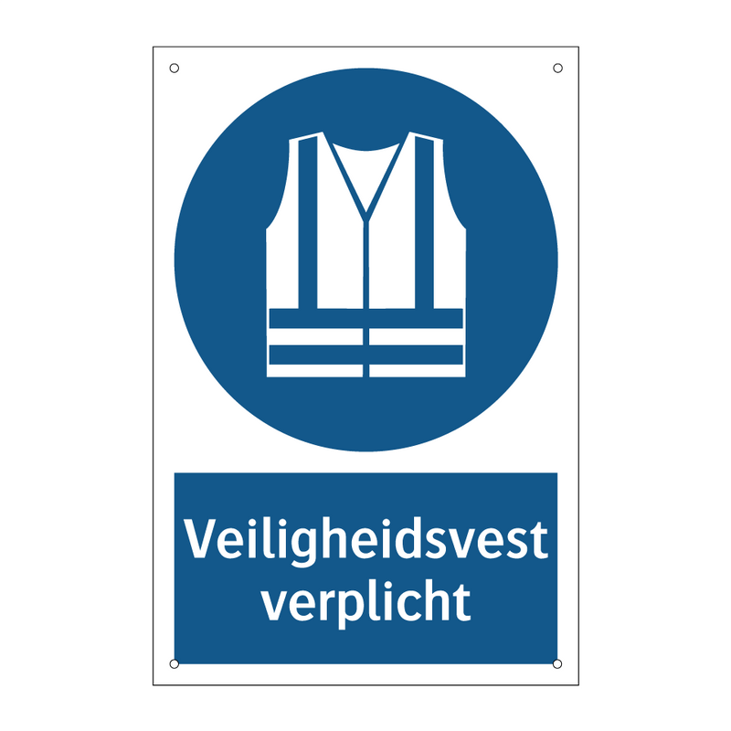 Veiligheidsvest verplicht & Veiligheidsvest verplicht & Veiligheidsvest verplicht