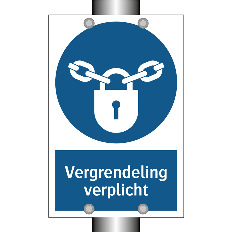 Vergrendeling verplicht & Vergrendeling verplicht & Vergrendeling verplicht