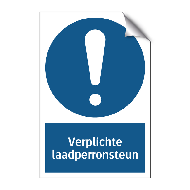 Verplichte laadperronsteun & Verplichte laadperronsteun & Verplichte laadperronsteun