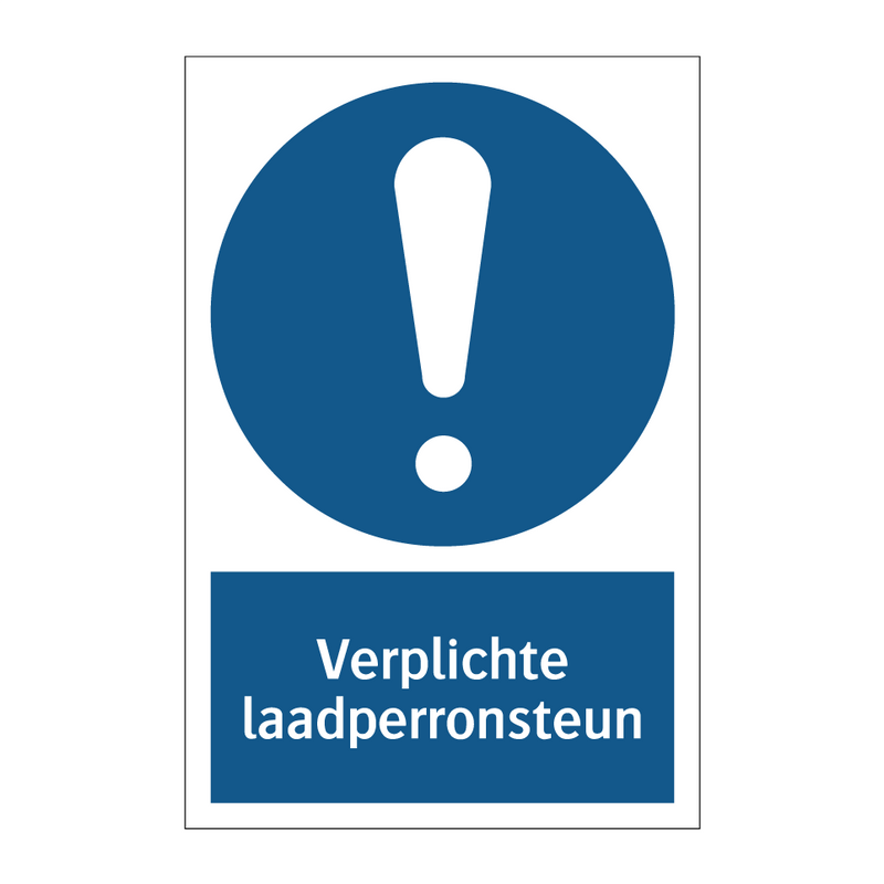 Verplichte laadperronsteun & Verplichte laadperronsteun & Verplichte laadperronsteun