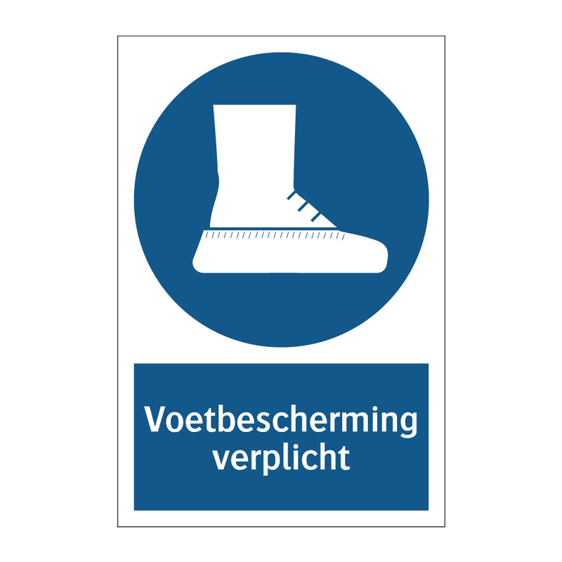 Voetbescherming verplicht & Voetbescherming verplicht & Voetbescherming verplicht