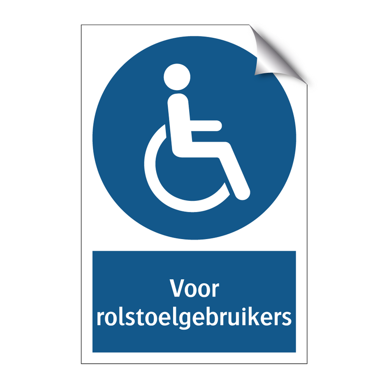 Voor rolstoelgebruikers & Voor rolstoelgebruikers & Voor rolstoelgebruikers