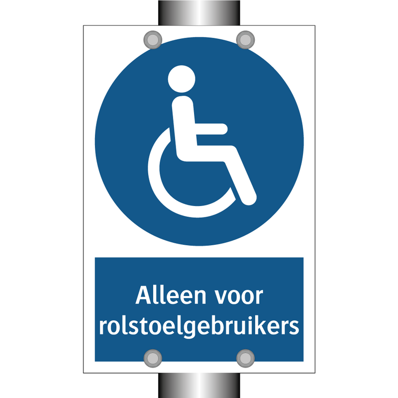 Alleen voor rolstoelgebruikers & Alleen voor rolstoelgebruikers & Alleen voor rolstoelgebruikers