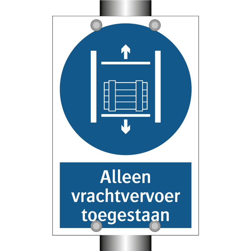 Alleen vrachtvervoer toegestaan & Alleen vrachtvervoer toegestaan & Alleen vrachtvervoer toegestaan