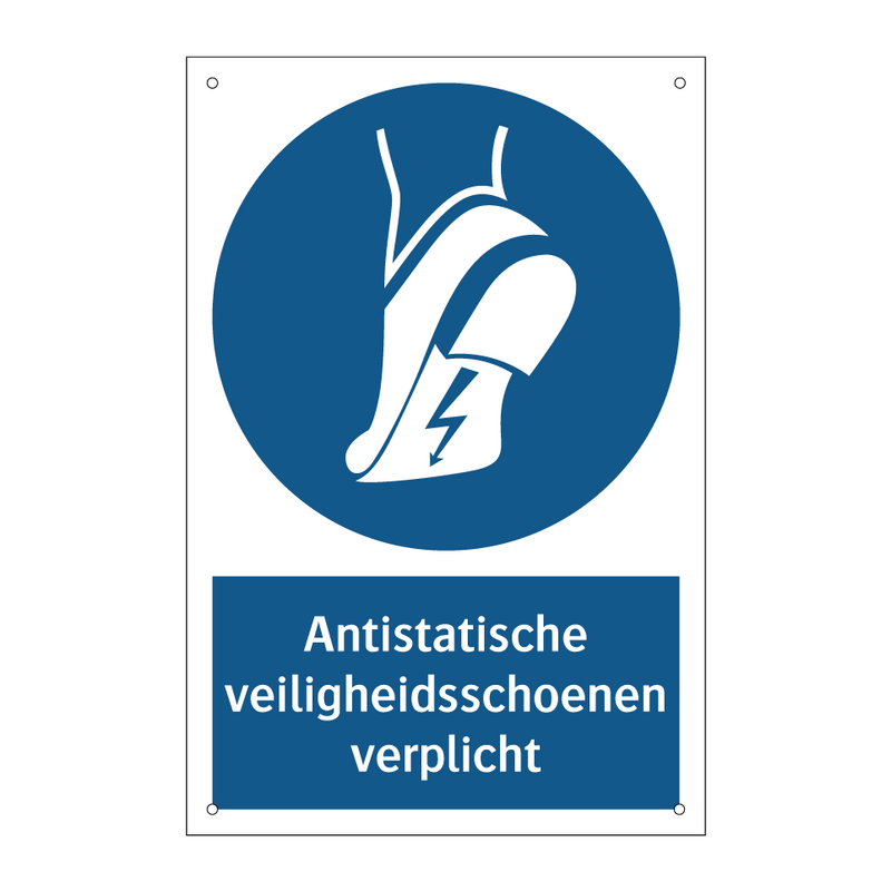 Antistatische veiligheidsschoenen verplicht & Antistatische veiligheidsschoenen verplicht