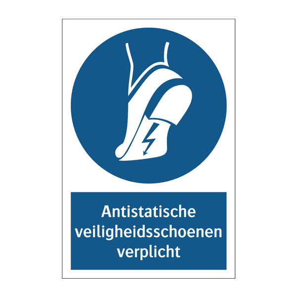 Antistatische veiligheidsschoenen verplicht & Antistatische veiligheidsschoenen verplicht